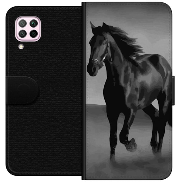 Huawei P40 lite Plånboksfodral Dark Horse