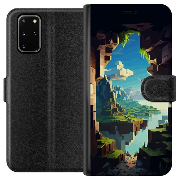 Yhteensopiva Lompakkokotelo Samsung Galaxy S20+ Minecraft