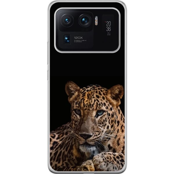Xiaomi Mi 11 Ultra Gennemsigtig cover Leopard