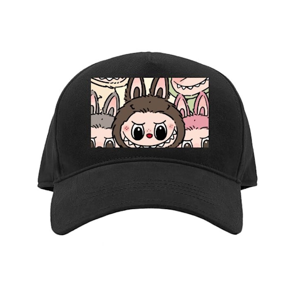 Keps för Vuxen | Klassisk Justerbar Keps Labubu Pastel Collection svart Vuxen