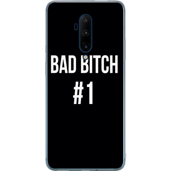 OnePlus 7T Pro Gjennomsiktig deksel Bad Bitch #1