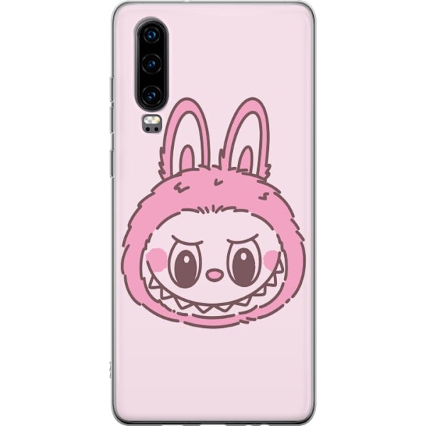Huawei P30 Läpinäkyvä kuori Labubu Eläinradan Bunny-versio