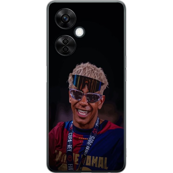 OnePlus Nord CE3 Gennemsigtig cover Lamine Yamal mobiltaske i elegant sportsdesign