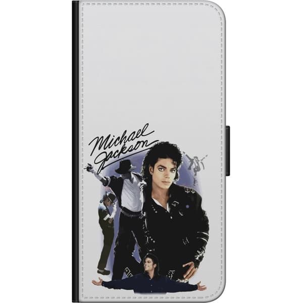 Kompatibel Tegnebogsetui til Samsung Galaxy Note 4 Klassisk Michael Jackson-kollage med flere ikoniske poser og sort-hvid stil sort