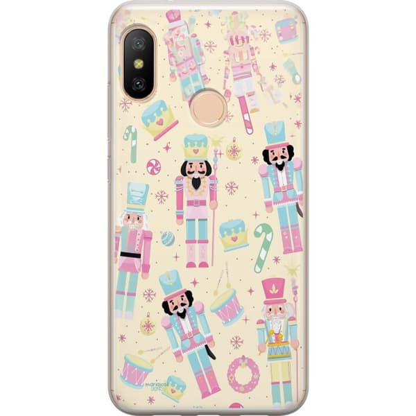Kompatibelt Mobildeksel til Xiaomi Redmi 6 Pro Jul rosa