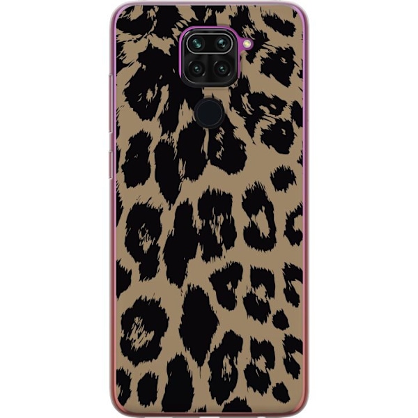 Xiaomi Redmi Note 9 Läpinäkyvä kuori Leopard