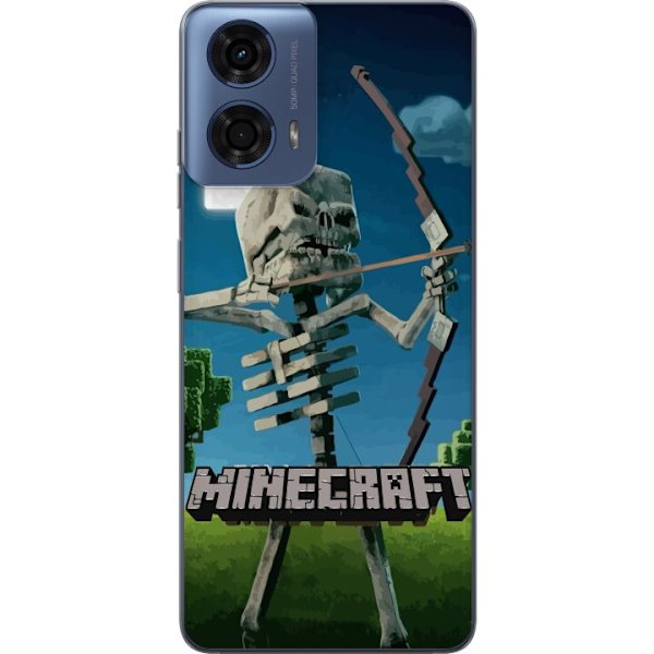 Motorola Moto G24 Genomskinligt Skal A Minecraft Movie