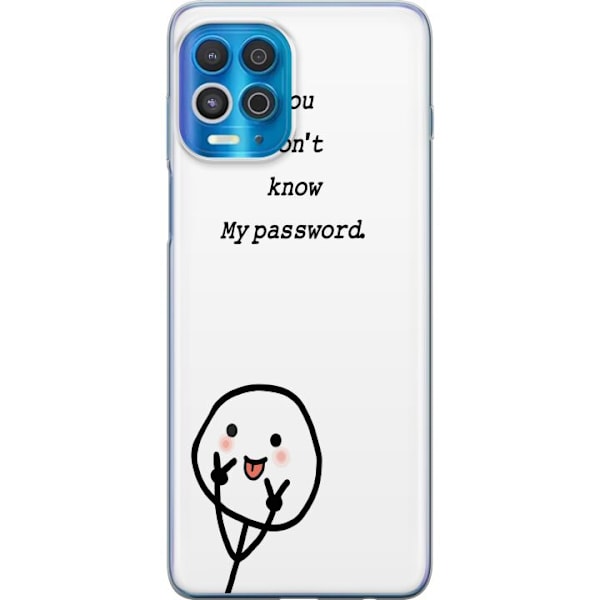 Motorola Edge S Genomskinligt Skal You Don’t Know My Passwor