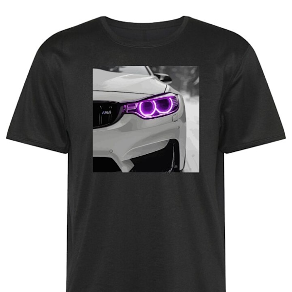 Trænings T-shirt | Sport T-shirt til Voksen BMW sort 4X-Large