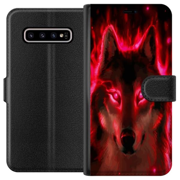 Kompatibelt Lommeboketui til Samsung Galaxy S10+ Varg