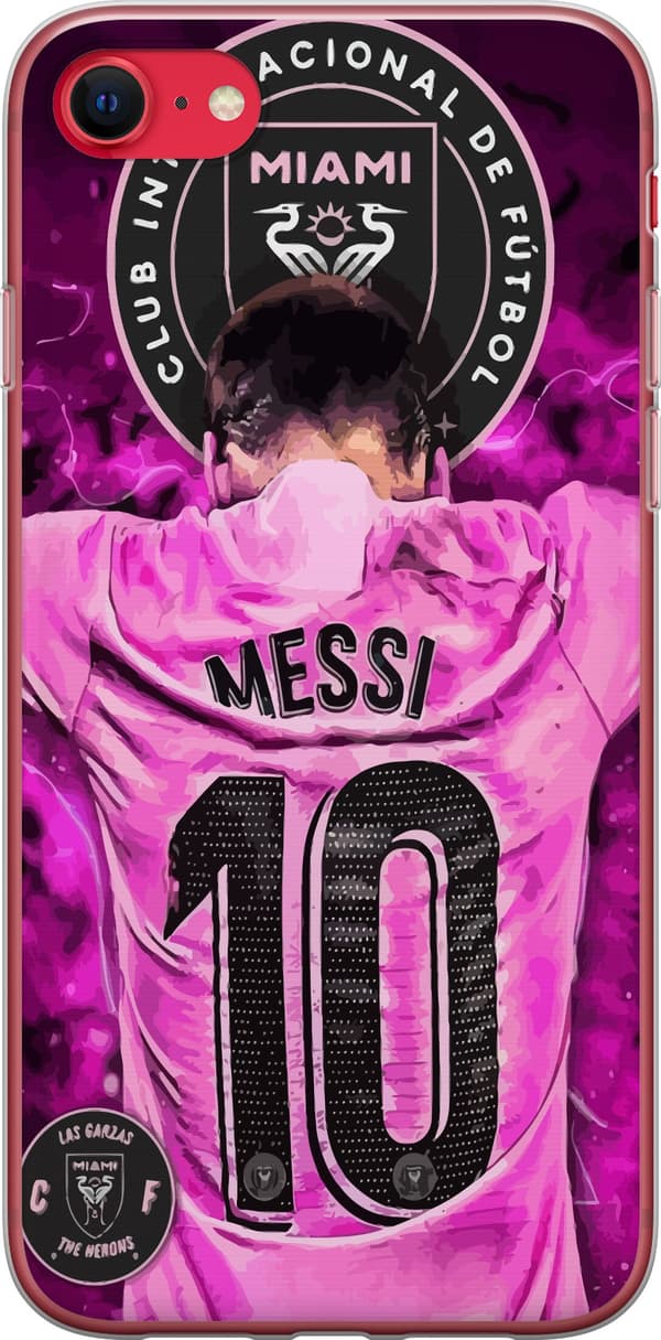 Kompatibelt Mobilskal till Apple iPhone 7 Lionel Messi (Inter Miami CF)