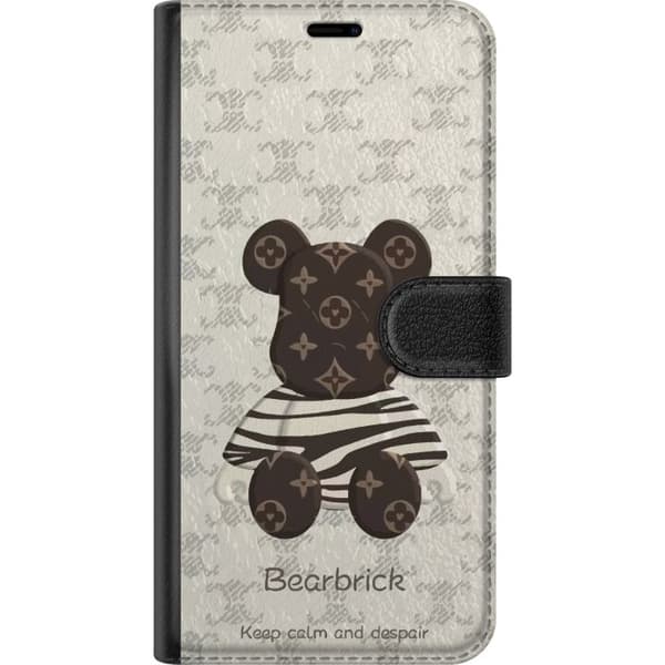 Kompatibelt Plånboksfodral till Apple iPhone 12 Bearbrick Design Toy Figur Samlar