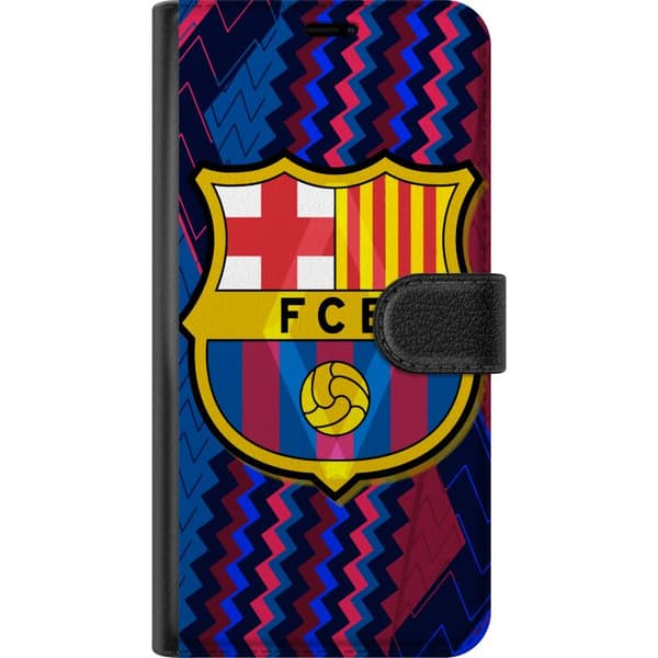 Kompatibel Tegnebogsetui til Apple iPhone 5s FC Barcelona emblemgrafik blå