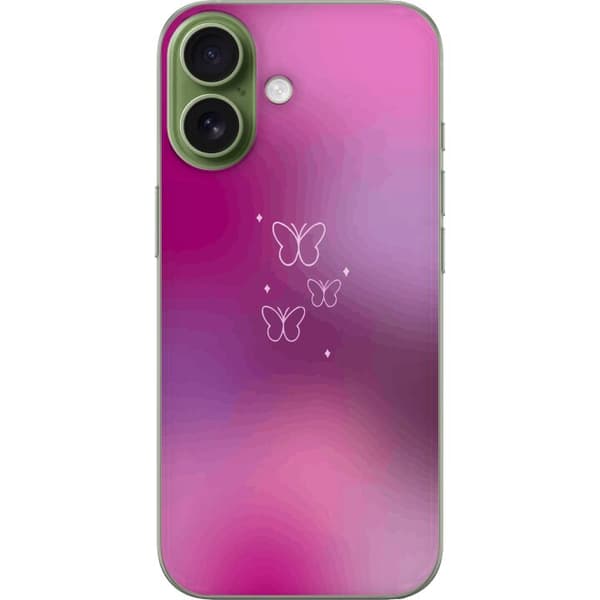 Kompatibelt Mobildeksel til Apple iPhone 17 Fjærlyst rosa