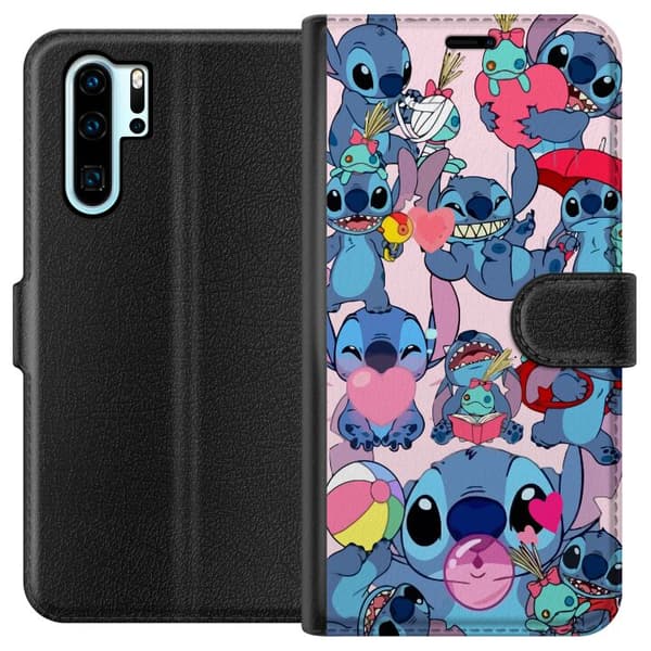 Kompatibel Tegnebogsetui til Huawei P30 Pro Stitch
