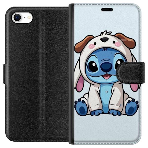 Apple iPhone 6 Lompakkokotelo Stitch Koirapuku Lilo & Stitch Disney Hauska Design Sininen Avaruusolento Sarjakuva Hahmo Suosittu Lapsille Suosittu Dis