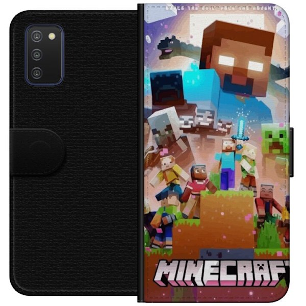Samsung Galaxy A03s Lompakkokotelo Minecraft