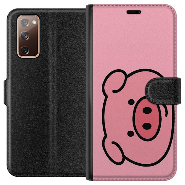 Samsung Galaxy S20 FE Tegnebogsetui Kawaii Piggy