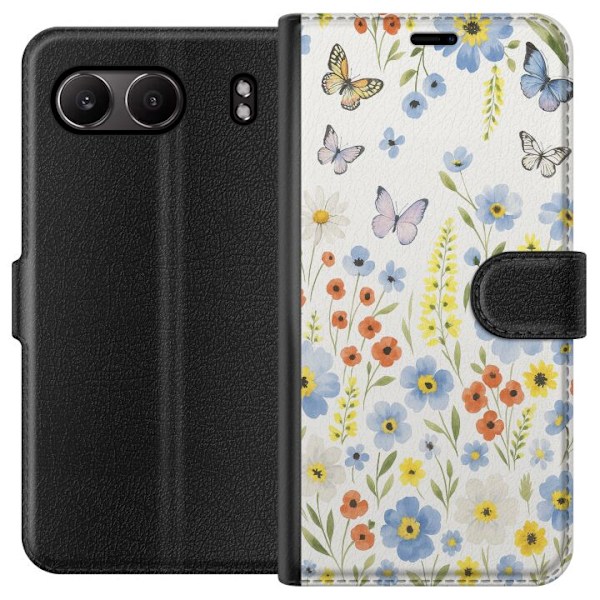 OnePlus Nord 4 Lompakkokotelo Kesäkukat