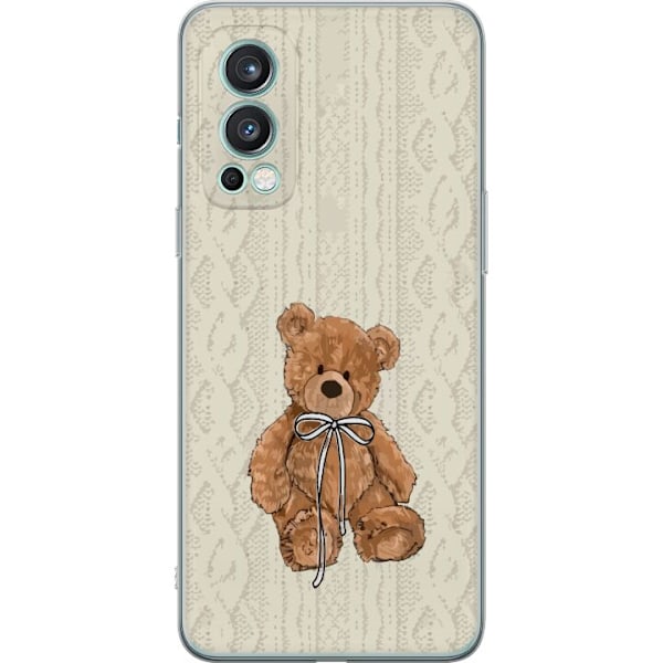 OnePlus Nord 2 5G Gennemsigtig cover Lille Teddy – klassisk teddy i enkel design