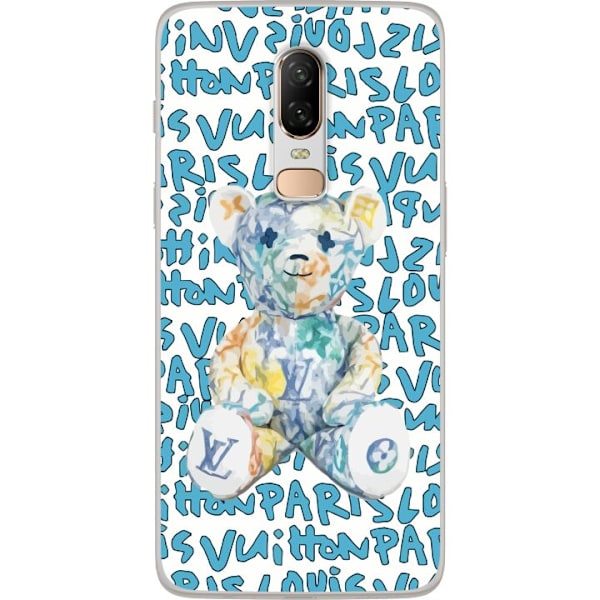 OnePlus 6 Gjennomsiktig deksel LV Teddy