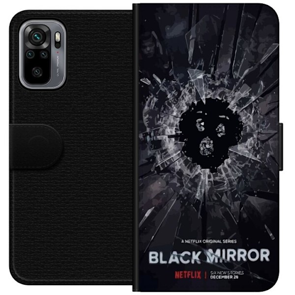 Xiaomi Redmi Note 10S Tegnebogsetui Black Mirror Sci-Fi Netfli