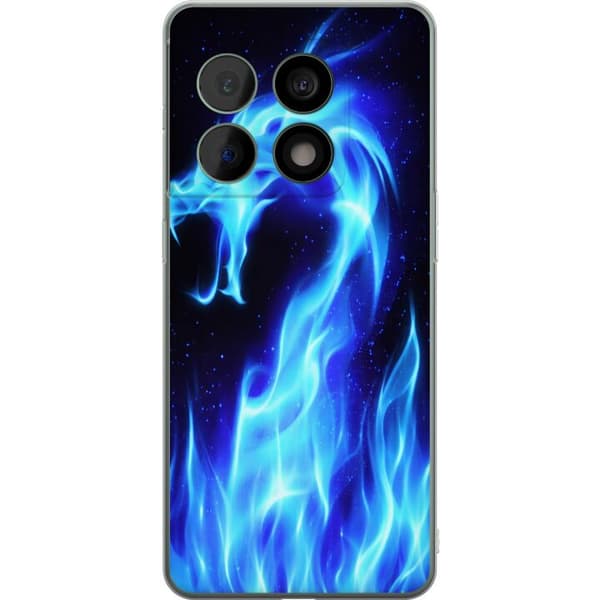 Kompatibelt Mobildeksel til OnePlus 10 Pro Eldløve av blå energi og mørke