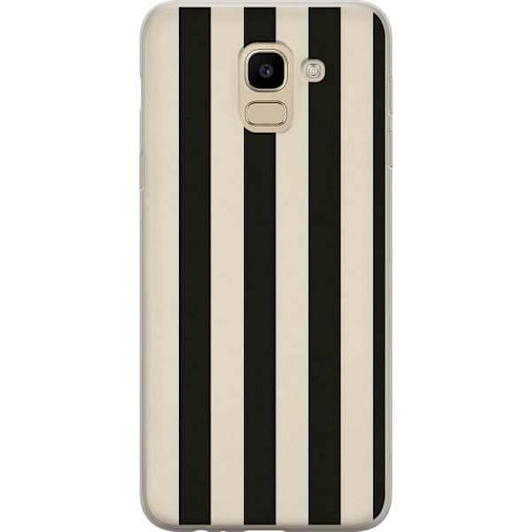 Samsung Galaxy J6 Genomskinligt Skal Line Flow