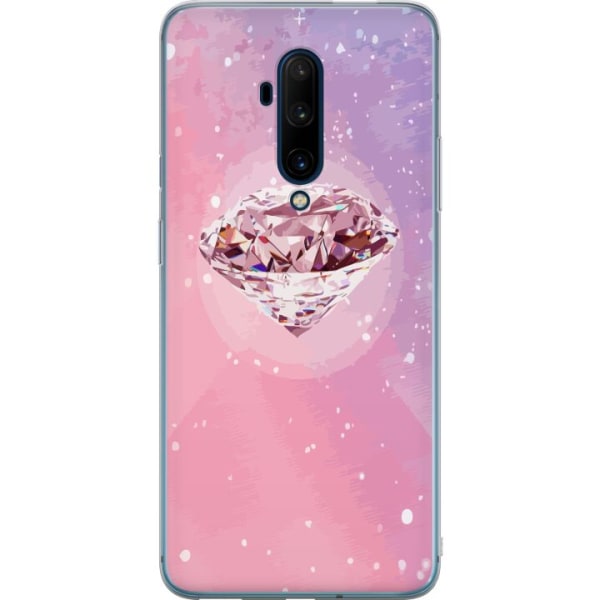 OnePlus 7T Pro Gennemsigtig cover Glitter Diamant