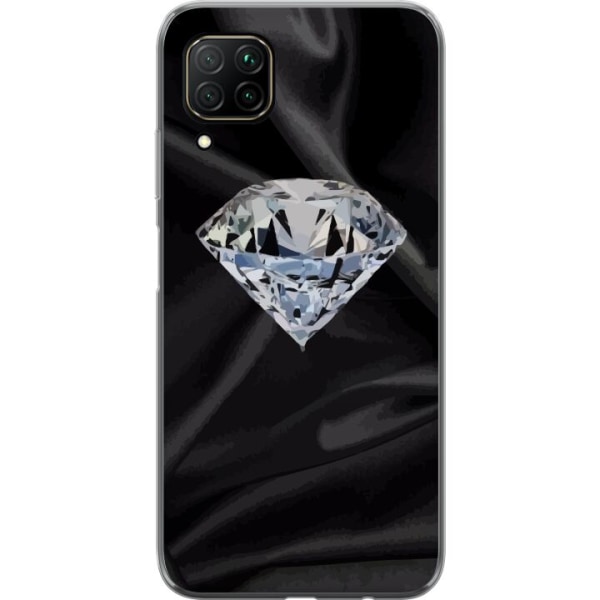 Huawei P40 lite Gjennomsiktig deksel Silke Diamant