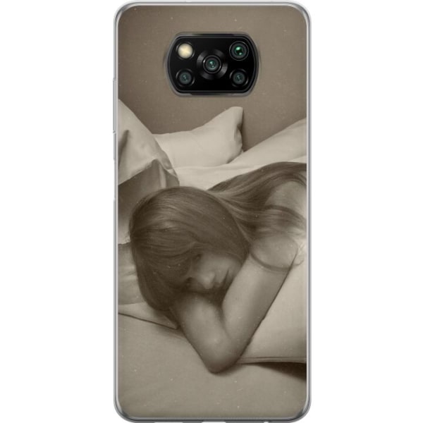 Xiaomi Poco X3 NFC Läpinäkyvä kuori Taylor Swift