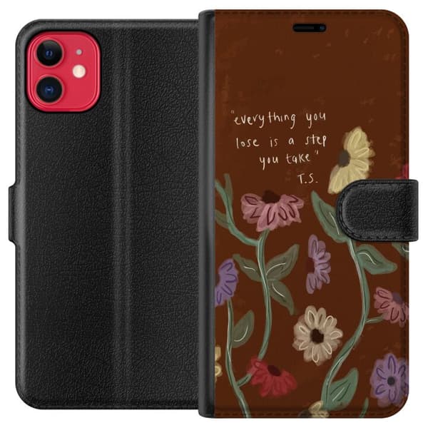 Kompatibel Tegnebogsetui til Apple iPhone 11 Blomster