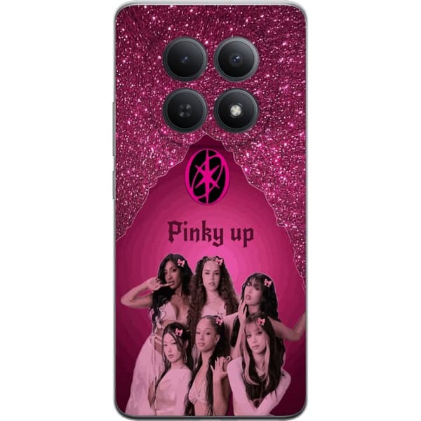 Kompatibelt Mobilskal till Xiaomi Redmi Note 15 5G KATSEYE Pinky Up rosa