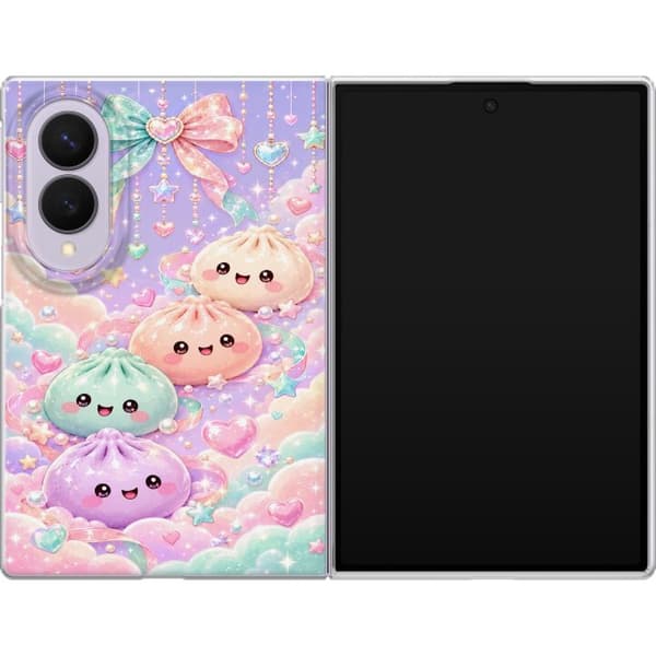 Kompatibelt Mobildeksel til Samsung Galaxy Z Fold8 Pastellvenner lila
