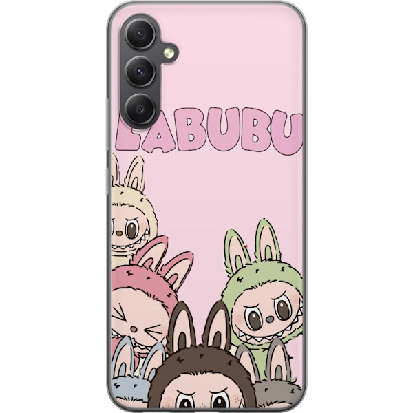 Samsung Galaxy A05s Läpinäkyvä kuori Labubu Pop Mart Hahmot Keräilykohteet Suosittu Hahmosarja Suunnittelu Pop Mart Leikkikalutaide Aihe