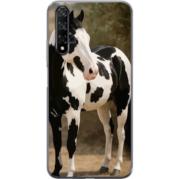 Huawei nova 5T Läpinäkyvä kuori Kaunis Hevonen - elegantti hevonen kuva-aihe