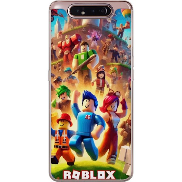 Samsung Galaxy A80 Läpinäkyvä kuori Roblox