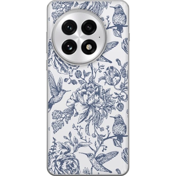 OnePlus 13 Läpinäkyvä kuori Kukat & Linnut - Romanttinen Vi