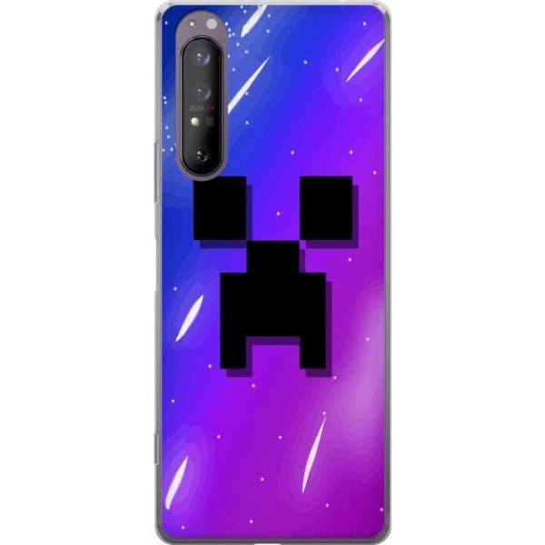 Sony Xperia 1 II Läpinäkyvä kuori Minecraft