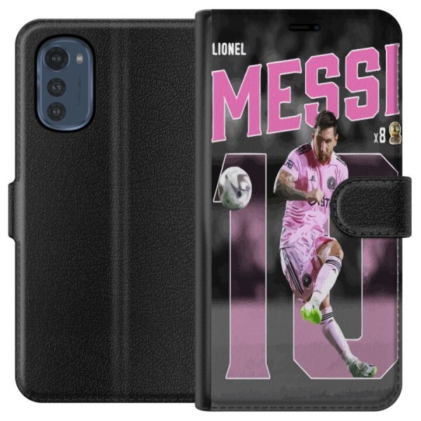 Motorola Moto E32s Lompakkokotelo Lionel Messi