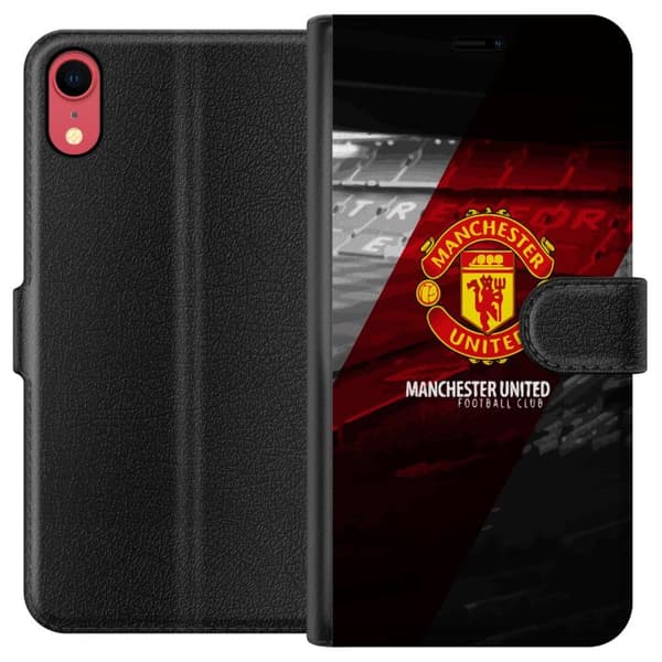 Kompatibel Tegnebogsetui til Apple iPhone XR Manchester United