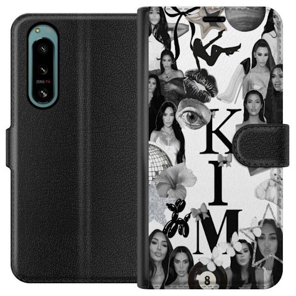 Sony Xperia 5 IV Lompakkokotelo Kim Kardashian – Aesthetic L