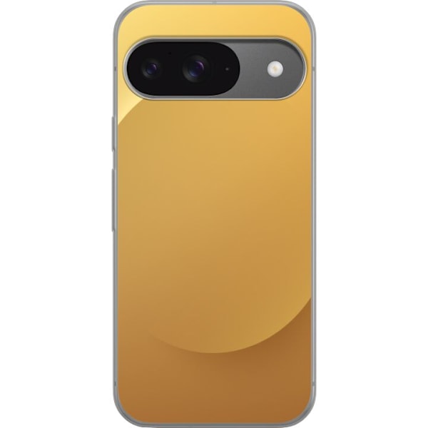 Google Pixel 9 Pro Gennemsigtig cover Guld Punkt