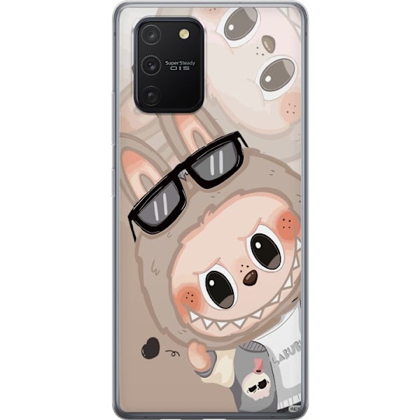 Samsung Galaxy S10 Lite Läpinäkyvä kuori Labubu Rainbow Chaos