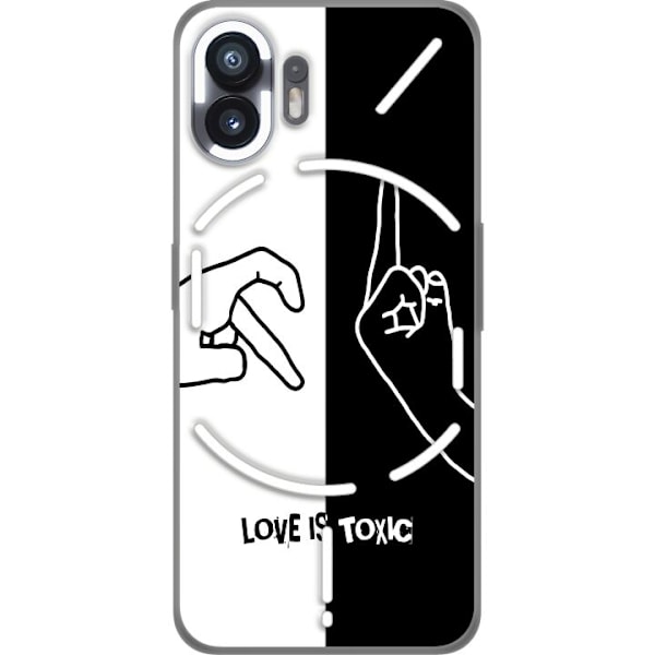 Nothing Phone (2) Genomskinligt Skal Love Is Toxic