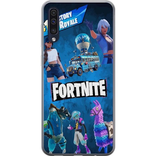 Samsung Galaxy A50 Gjennomsiktig deksel Fortnite