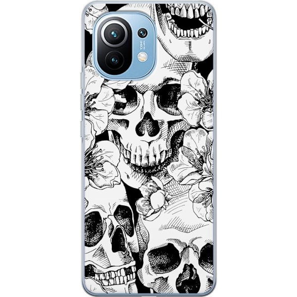 Xiaomi Mi 11 Läpinäkyvä kuori luu