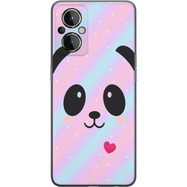 OnePlus Nord N20 5G Läpinäkyvä kuori Sateenkaari Panda