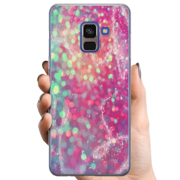 Samsung Galaxy A8 (2018) TPU Matkapuhelimen kuori Kimalteleva