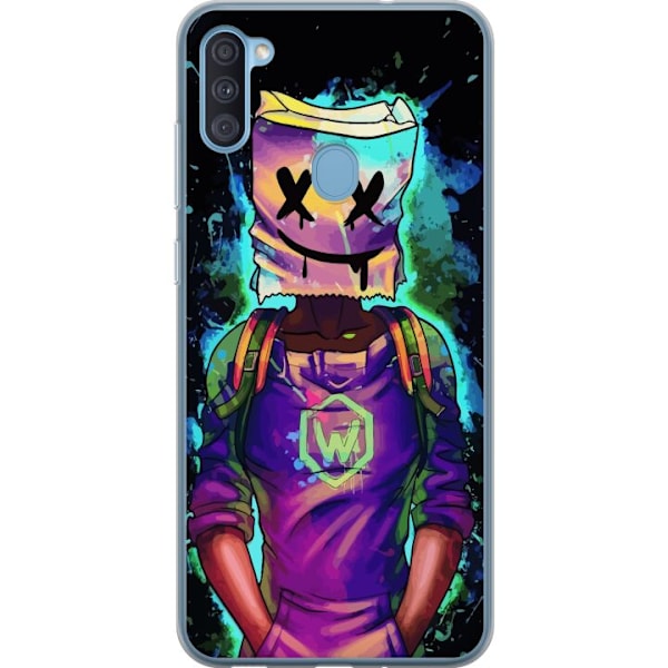 Samsung Galaxy A11 Genomskinligt Skal Fortnite Marshmello